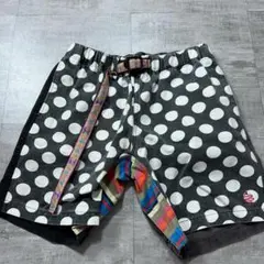 aldies アールディーズ クライミングショートパンツ M 総柄ドットヒョウ柄