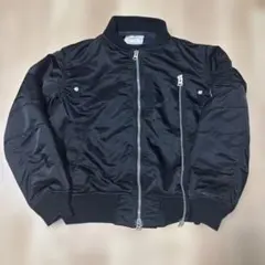 sacai MA-1 フライトジャケット ブラック 綾野剛着用2点セット - メルカリ