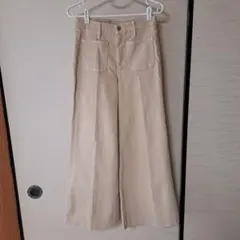 MOTHER　ベージュ　 ワイドパンツ 26サイズのサムネイル
