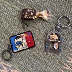 昭和レトロ キーホルダー3点セット