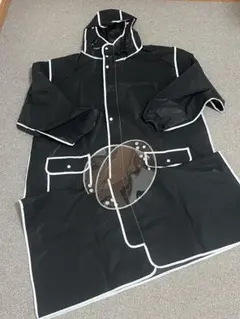 防水ガード付きレインコート