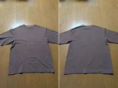 【美品】ユニクロU クルーネックTシャツ XLサイズ ブラウン（アースカラー）