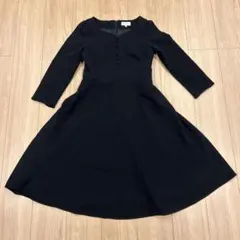 anatelier アナトリエ　ワンピース　紺　ネイビー　36