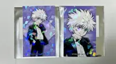 HUNTER×HUNTER スーツ（戦闘後）ホログラムイラストカード キルア①