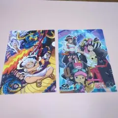 ワンピース A4クリアファイル 2枚セット