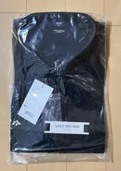 UNIQLO メンズ ファインクロス スーパーノンアイロン スリムフィットシャツ