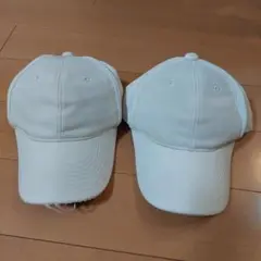 野球　練習用帽子　白　S　２個