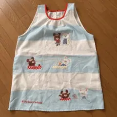 保育士エプロン　くまのがっこう　夏