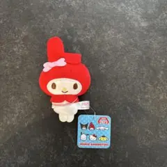 My Melody ぬいぐるみ 約10cm 赤