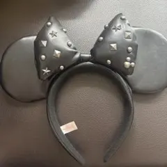 スタッズ付きミニーマウス耳カチューシャ