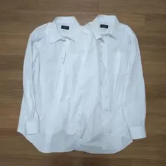 アオキ　LES MUES ホワイト ワイシャツ 42-84　2枚セット