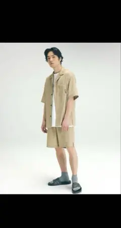 SOPH. × GU 1MW 20SSコラボ　セットアップ　ベージュ