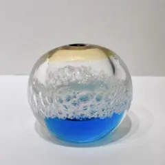 値下げ　津軽びいどろ　 緑と青のグラデーション花瓶 津軽びいどろオンラインショップ | ガラスの花瓶・花器の商品一覧