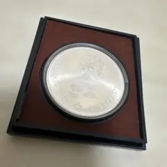 カナダ 1975年 エリザベス2世 銀貨 モントリオールオリンピックのサムネイル