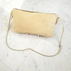 アナック ANNAK ショルダーバッグ クラッチ 2WAY スエード ベージュのサムネイル