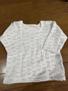 子供用　キルティング長袖肌着　2点セット　100cm