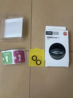 iPhone13mini プレミアム強化ガラスフィルムレンズ　一枚