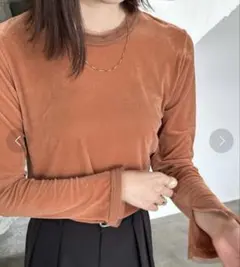 Doux archives＊シアーベロアロンT