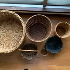 天然素材 バスケットセット