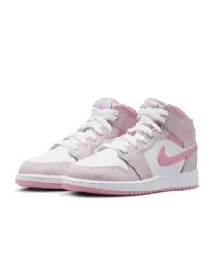 Nike Air Jordan 1 Mid ピンク/ホワイト　22.5cm