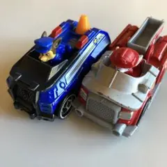 パウパトロール ダイキャストビークル2台 チェイス マーシャル