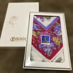 Yves Saint Laurent 花柄ハンカチ