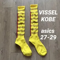 未使用 ヴィッセル神戸 支給品 サッカーソックス 27-29cm アシックスのサムネイル