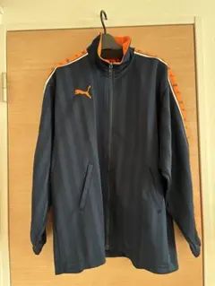 PUMA ネイビー オレンジ ジャージ