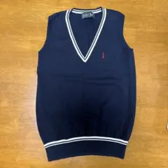 イーストボーイ　ネイビー Vネック スクールベスト サイズ9 匿名配送