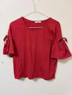 OLIVE des OLIVE 半袖Tシャツ レッド Fサイズのサムネイル