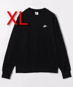 ナイキ フレンチテリー クルーネック スウェット ブラック XL