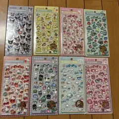 海外製多彩なキャラクターが揃った3Dステッカー8枚