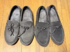 2点セット LARDINI 41 ドライビングシューズ ブラウンのサムネイル