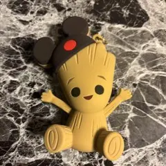 グルート ミッキー耳 シリコンキーホルダー　チャームなし