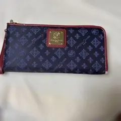 Christian Olivier 長財布 ネイビー レッドのサムネイル