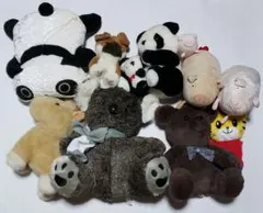 動物 ぬいぐるみ まとめ売り 10点セット