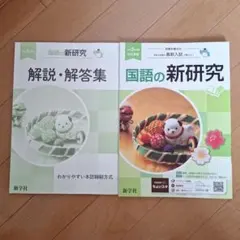 国語の新研究 解説・解答集 セット　高校受験対策問題集