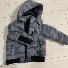 AZUL 迷彩柄中綿コート グレー