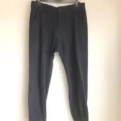 08sircus 08サーカスチョークストライプサルエルパンツネイビー5サイズ
