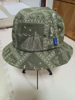 Eddie Bauer アウトドアハット オリーブグリーン　エディー・バウアー