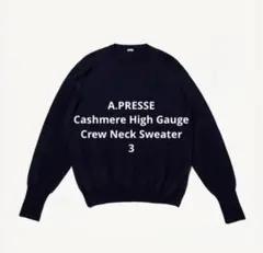 アプレッセ　カシミアニット　ネイビー　size② 美品中古品 2025年最新】アプレッセ a.presse ニットの人気アイテム - メルカリ