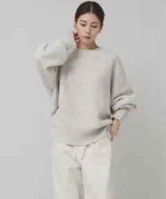 定価2.4万 カレンソロジー グラニートルーズニットプルオーバー アルパカ