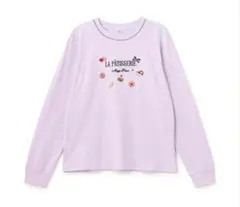 新品タグ付メゾピアノジュニア チョコレートスイーツ刺しゅう長袖シャツ 140㎝