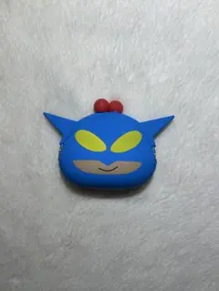 クレヨンしんちゃんアクション仮面シリコン がま口 ブルー