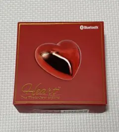 完全ワイヤレスイヤホン　ハート型レッド