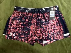 新品！UA/アンダーアーマー/ショーツ/パンツ/ピンク/紺/ロゴ/M/LI