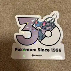 ニャルマー 韓国★ポケモン 30周年 ポップアップ ロゴステッカーのサムネイル