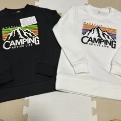CAMPING 裏起毛　トレーナー 120cm