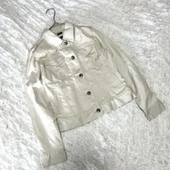 【ギャップ】（S）長袖 ジャケット クリーム色 コットン カジュアル