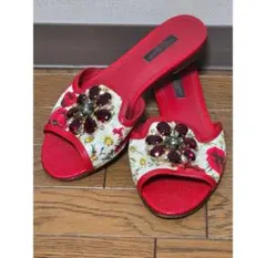 DOLCE & GABBANA パンプス 黒白 ドット チャーム 23㎝ - メルカリ